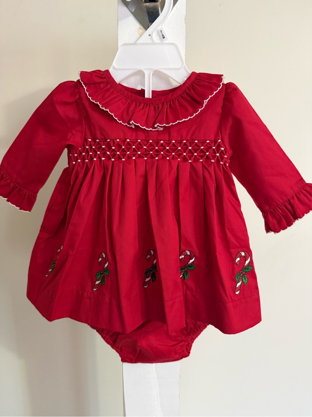 NWT Petit Confection Smocked Holiday Dress & Bloomers
